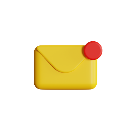 Email Notification  3D Icon