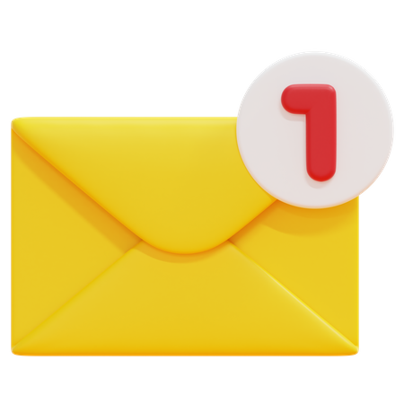 Email Notification  3D Icon