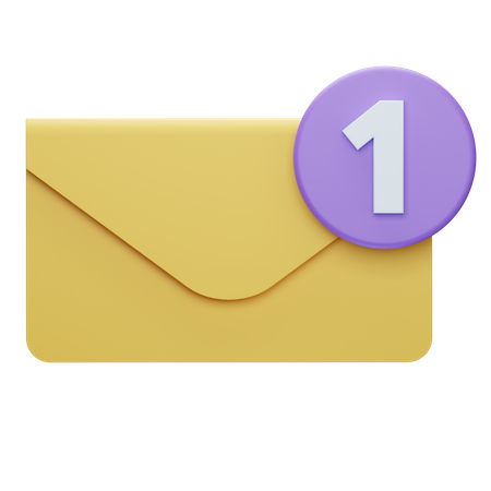 Email Notification  3D Icon