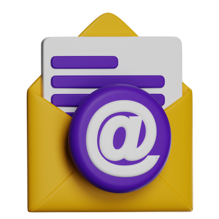Email Notification  3D Icon