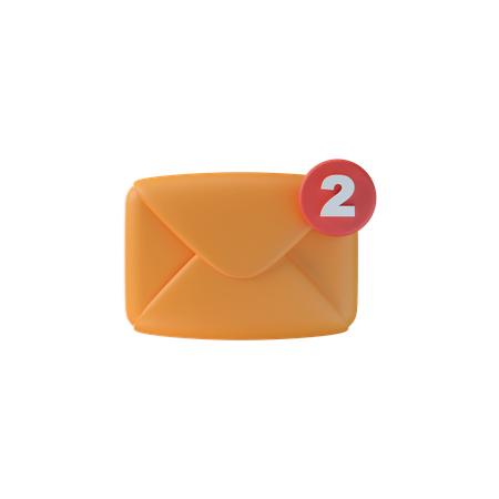 Email Notification  3D Icon