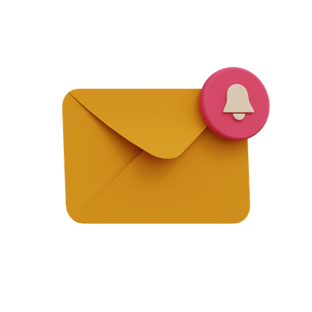 Email Notification  3D Illustration