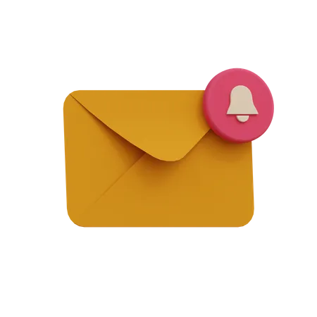 Email Notification  3D Illustration