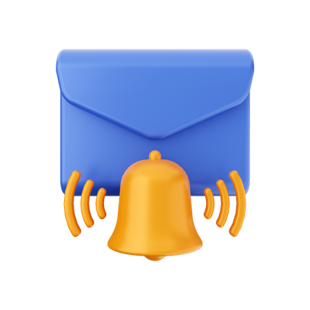 Email Notification  3D Illustration