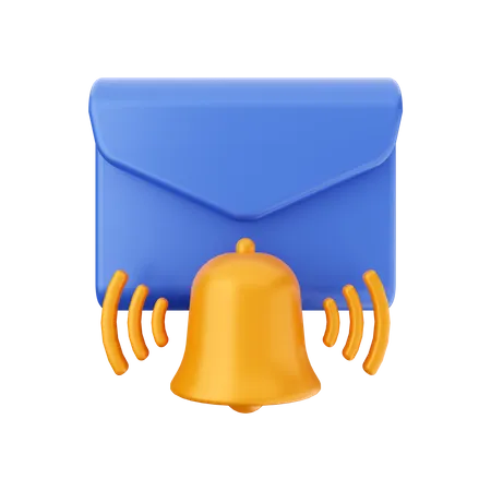 Email Notification  3D Illustration