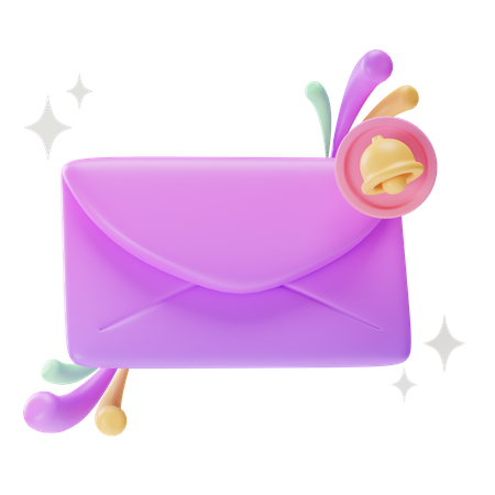 Email Notification  3D Illustration