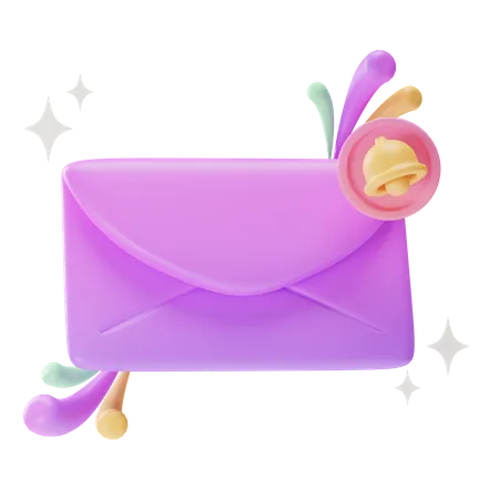 Email Notification  3D Illustration