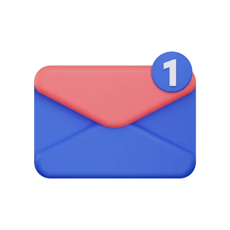 Email Notification  3D Illustration