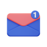 3d email notification illustration