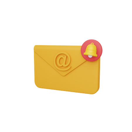 Email Notification 3D Illustration
