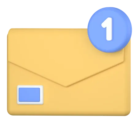 Email notification  3D Icon