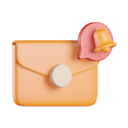 Email Notification Alert 3D Icon