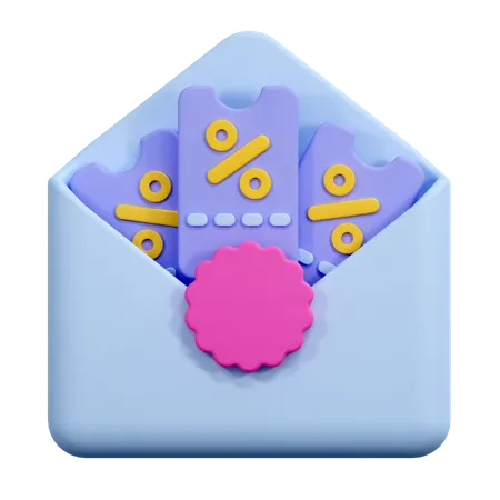 Email Offer  3D Icon