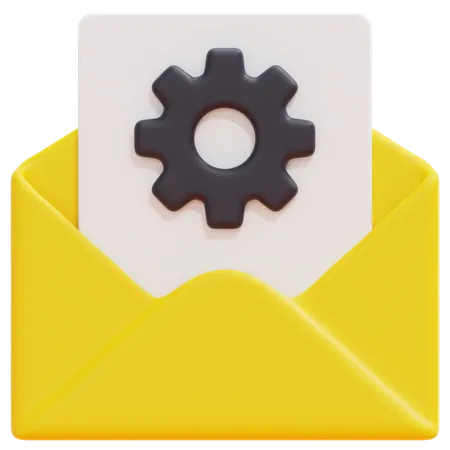 Email Option  3D Icon