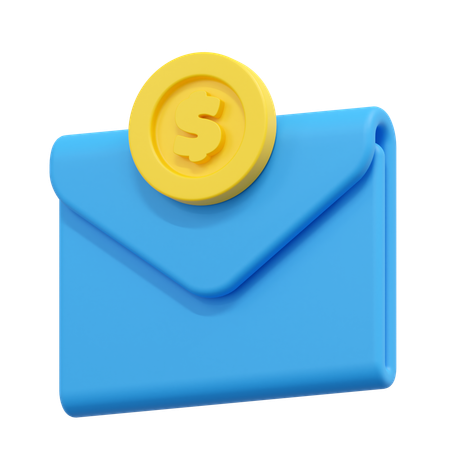 Email payment  3D Icon