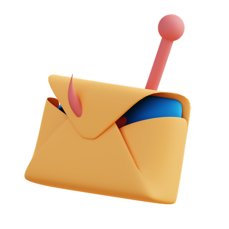 Email Phishing  3D Icon