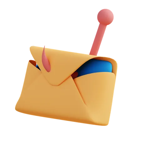 Email Phishing  3D Icon