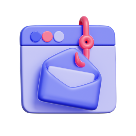 Email Phishing  3D Icon