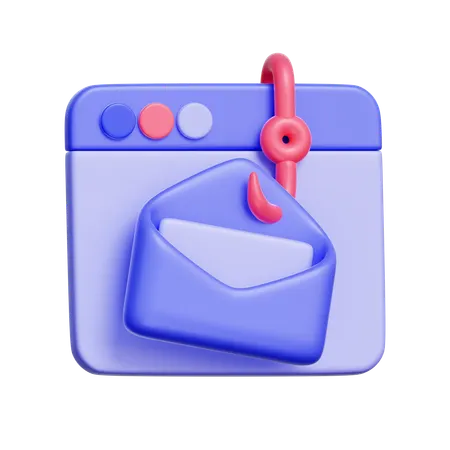 Email Phishing  3D Icon