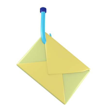 Email Phishing  3D Illustration