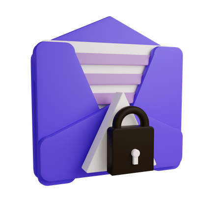 Email Privacy  3D Icon