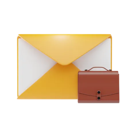 Courrier électronique professionnel  3D Icon