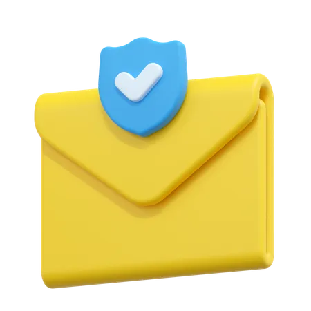 Email protection  3D Icon