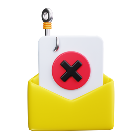 Email Scam  3D Icon