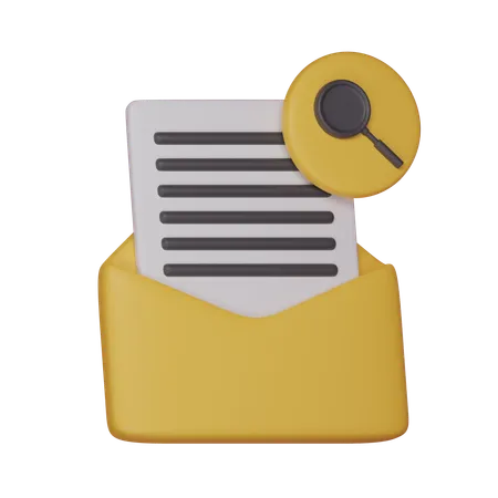Email SEARCH  3D Icon