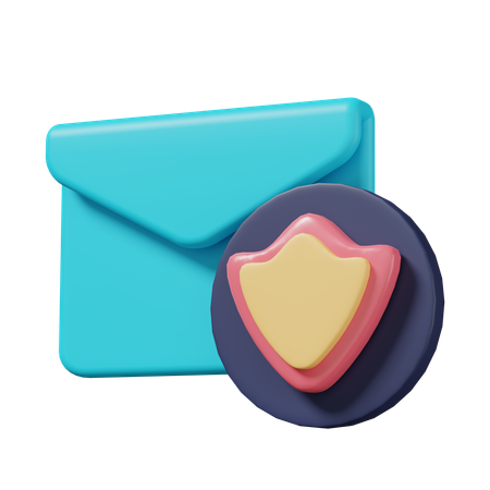 Email Secure  3D Icon