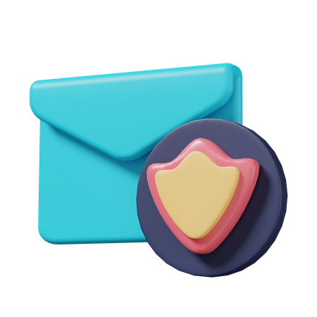 Email Secure  3D Icon
