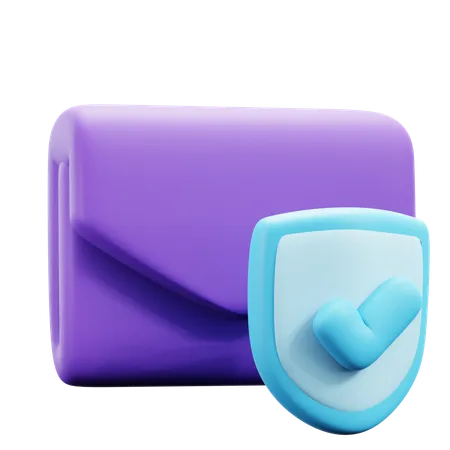 Email Security  3D Icon