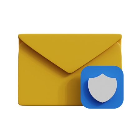 Email Security  3D Icon