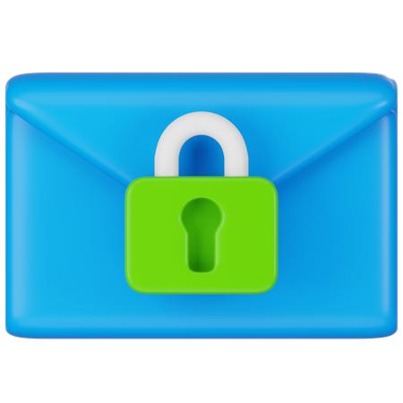 Email Security  3D Icon