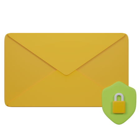 Email Security  3D Icon