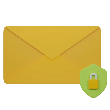 Email Security  3D Icon