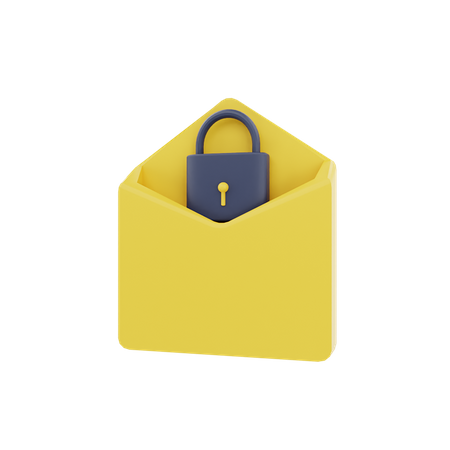 Email Security  3D Icon