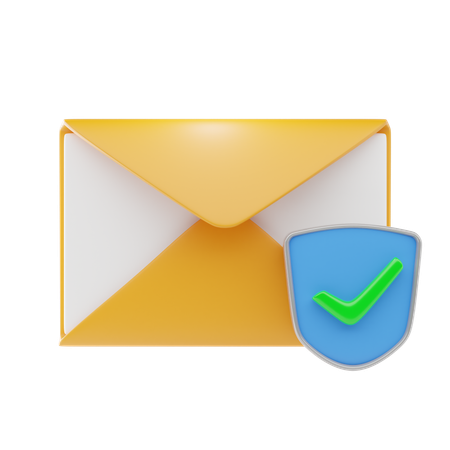 Email Security Check  3D Icon