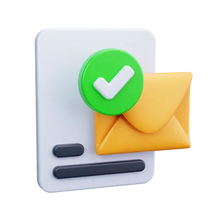 Email Sent  3D Icon