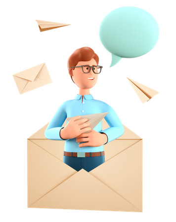 Email service  3D Icon