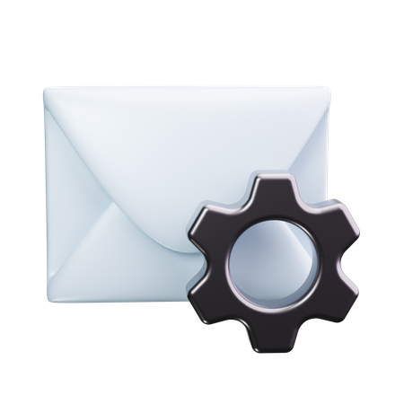 Email Setting  3D Icon