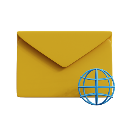 Site de courrier électronique  3D Icon