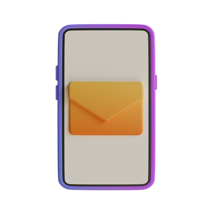 Correio Smartphone  3D Icon