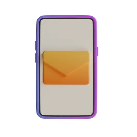 Correio Smartphone  3D Icon