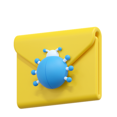 Spam de e-mail  3D Icon