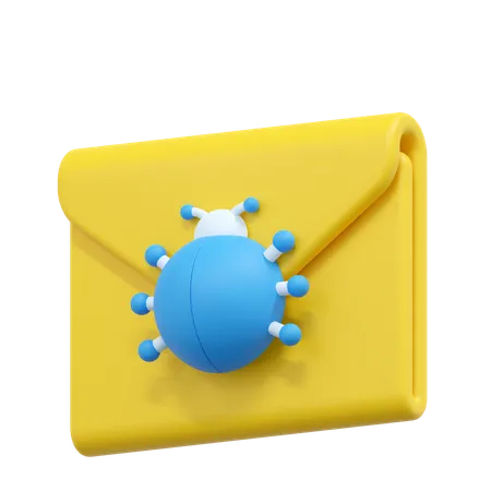 Email Spam Illustration 3D Icon