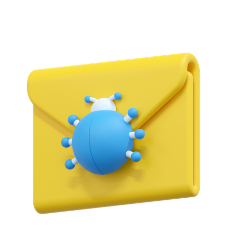 Email spam  3D Icon