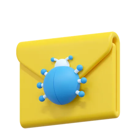 Email spam  3D Icon