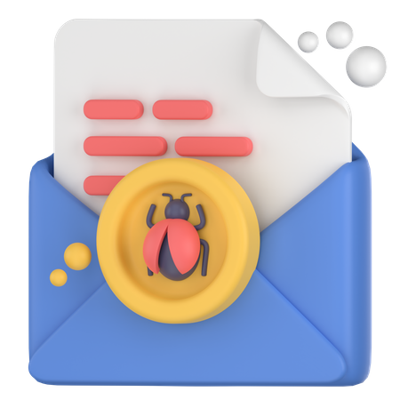 Email spam  3D Icon