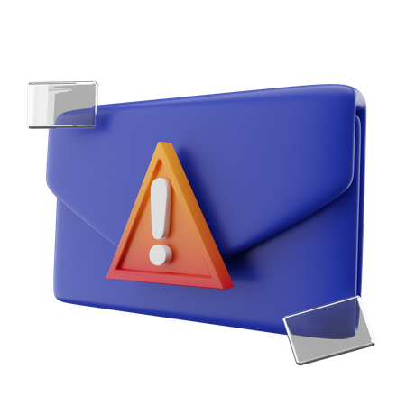 E-mail de spam  3D Icon